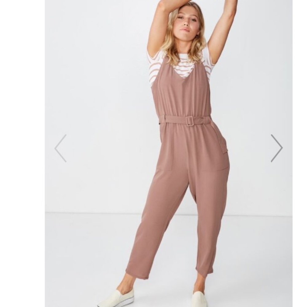 SOLD Woven Jillian Strappy Jumpsuit